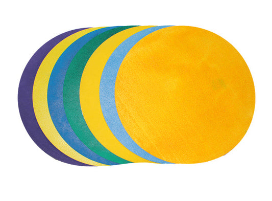 12" 50000 Grit Resin Diamond Pre-Polishing Glatting Pads Magnetisk bagside