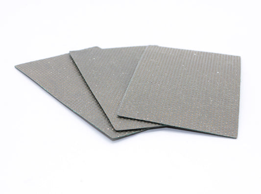 100mmx100mm Flexible Diamond Sandpaper Sheets for Glass, Stone & Ceramic Polishing