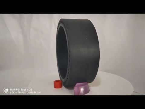 6"x2 1/2" Expandable Drum Rubber Wheel