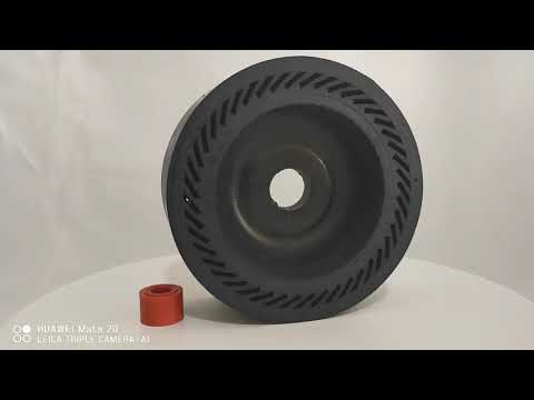 6"x1 1/2" Expandable Drum Rubber Wheel